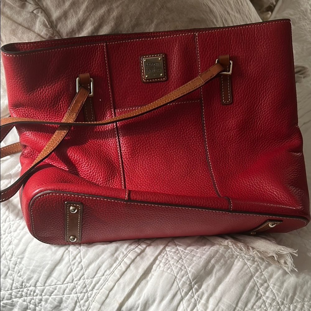 Dooney & Bourke Crimson Leather Shoulder Bag